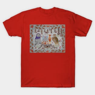 Owl Tea Party T-Shirt